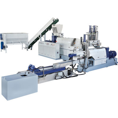 comprar Equipamento de reciclagem de plástico a vácuo Sistema de pelletização de plástico de duplo estágio Controle PLC online manufacture