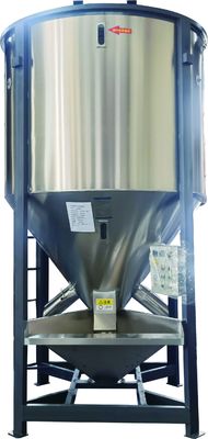 comprar Máquina de reciclagem de plástico de aço inoxidável para pelletização Secador de mistura vertical para armazenamento online manufacture