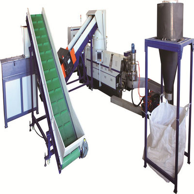 Máquina de reciclagem de pelletização de plástico de PP / PE Máquina de extrusão de reciclagem de 200 kg/h