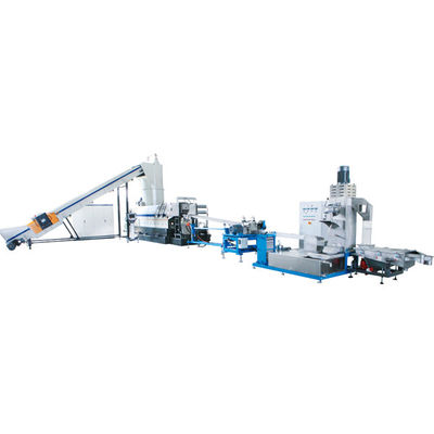 500 - 2000 kg/h Fabricantes de extrusoras de parafuso único / Linha de pelletização de flocos de plástico