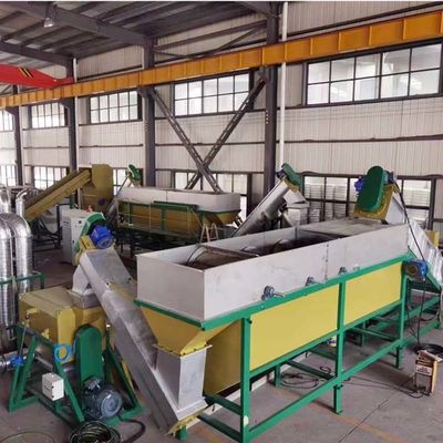 Máquina automática de reciclagem de plástico para lavagem EPS Secagem de linha de lavagem