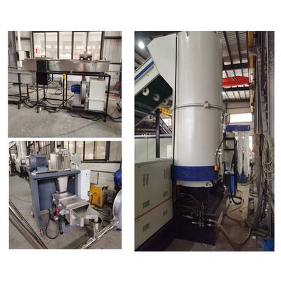 Máquina de reciclagem de pelletização de plástico de 75 kW - 110 kW Automática com método de resfriamento por água