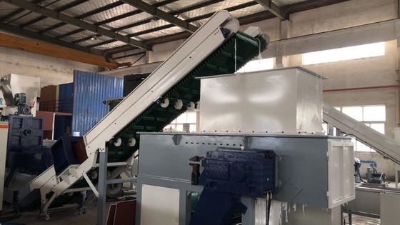 Máquina de reciclagem de pelletização de plástico de parafuso único