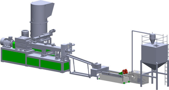 Máquina de reciclagem de poliéster de aquecimento elétrico