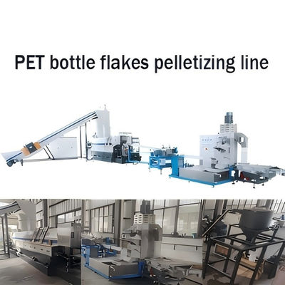 1500-2000kg/Hr garrafas PET flocos Máquina de reciclagem de plástico Linha de produção de reciclagem automática