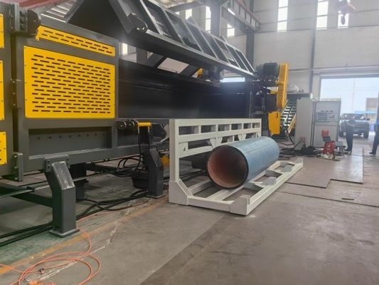 Máquina de trituração e granulação horizontal de plástico para tubos de HDPE e PVC, automática e de alta eficiência